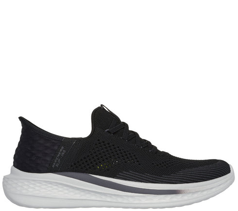 Pantofi sport, barbati, SKECHERS SLIP-INS RF SLADE QUINTO 210810-BLK negru, textil